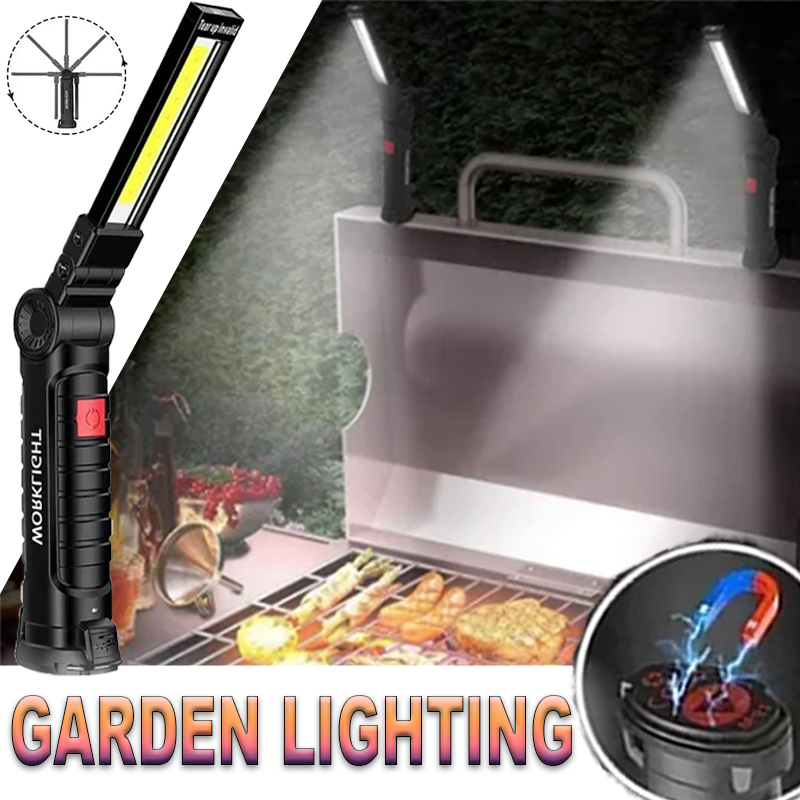 Outdoor Camping Lampe - Portable LED Flashlight with Magnetic Hook