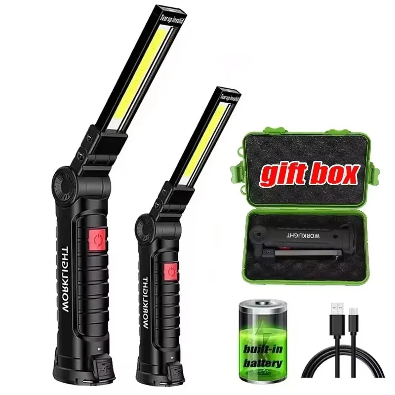 Outdoor Camping Lampe - Portable Handheld Flashlight USB Rechargeable LED