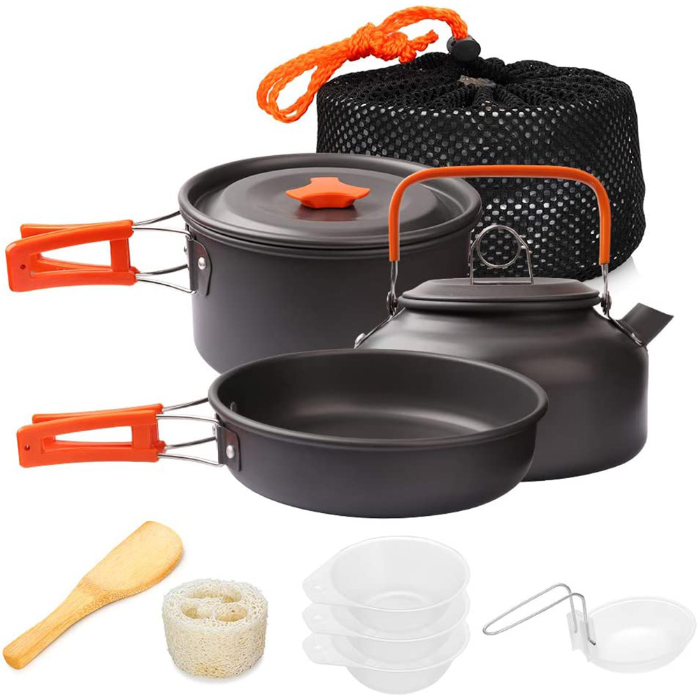 Outdoor Camping Kitchen Set - 1pcs/1set Camping Cookware Kit Outdoor Cooking