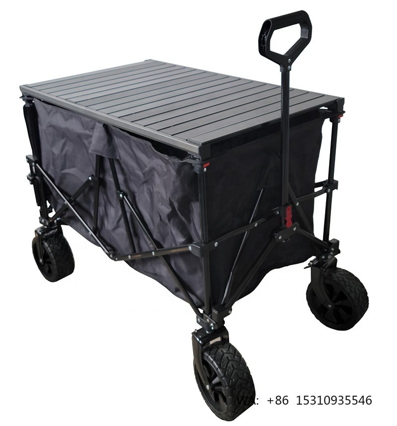 Outdoor Camping Folding Table - ODM Wholesale Folding Wagon with Adjustable