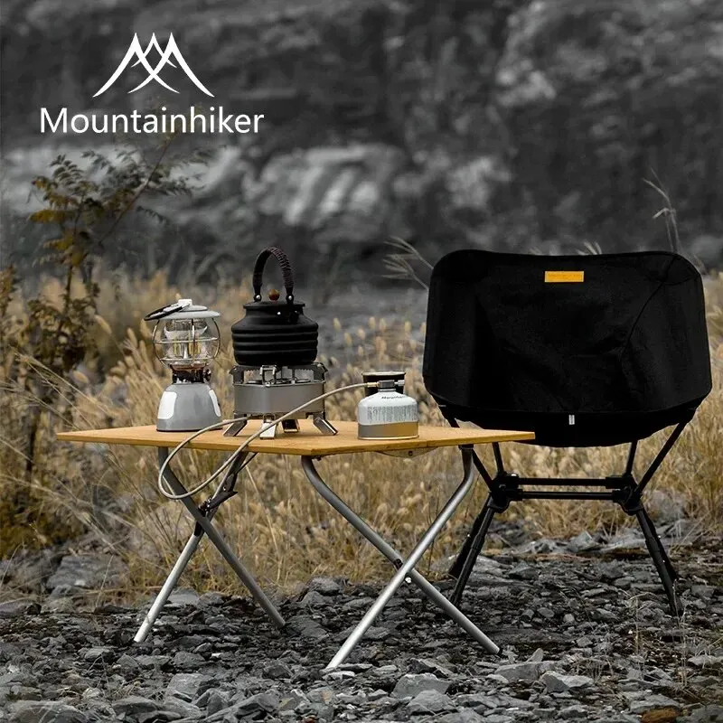 Outdoor Camping Folding Table - MOUNTAINHIKER 2/3 Bamboo Folding Table Outdoor