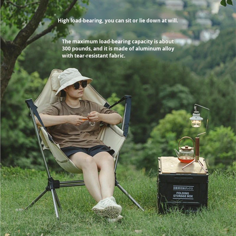 Outdoor Camping Rocking Chair - Outdoor Folding Rocking/Swing Chair For Camping