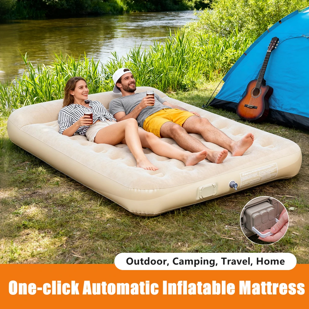 New Air Mattress Built-in Pump - Camping Outdoor Or Indoor review and price