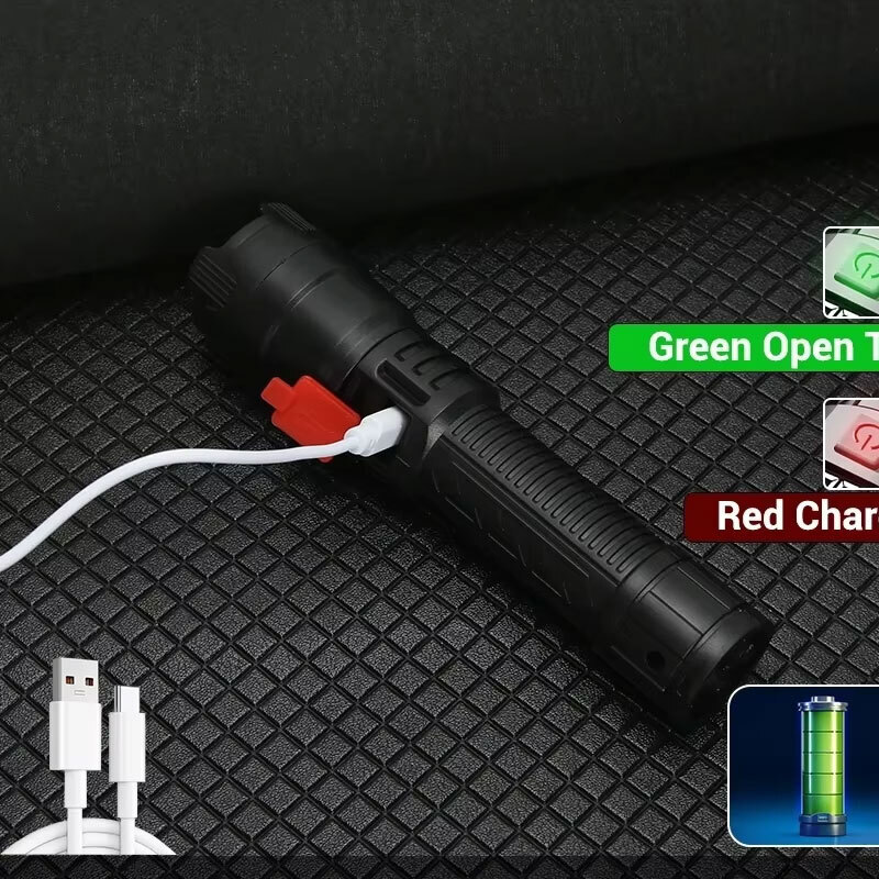 High Strong Power Led Flashlig - Outdoor Camping Glamping review and price