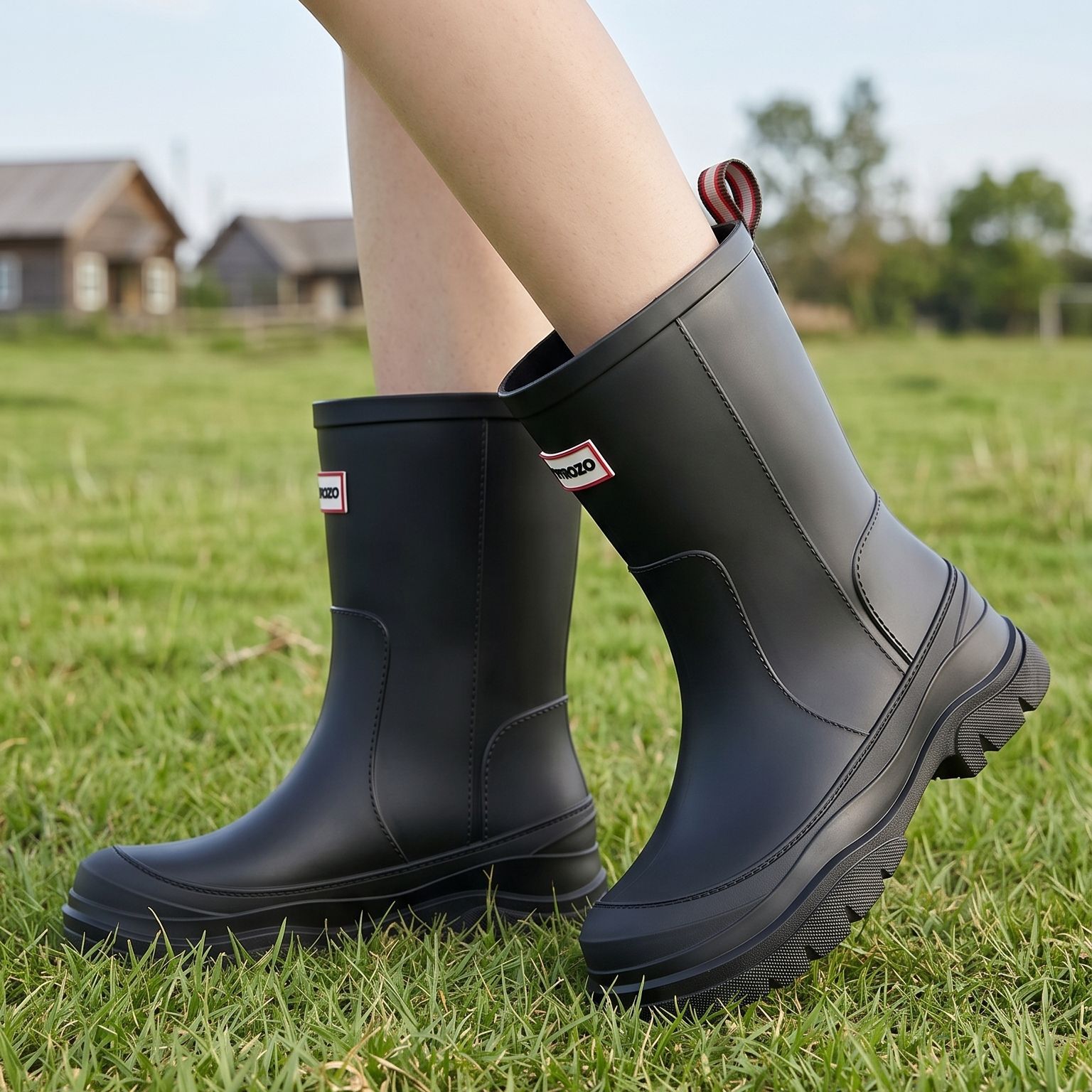 Fashionable Mid-tube Rain Boot - Outdoor Camping On Youtube review and price