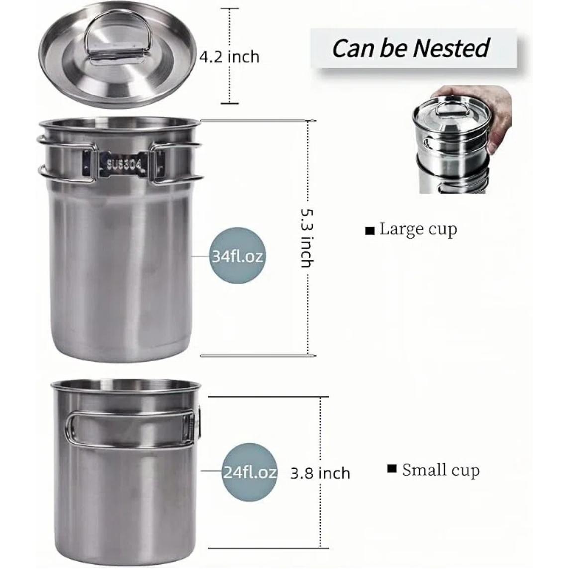 Foldable Camping Cups Mugs Cam - Outdoor Camping Kitchen Set review and price