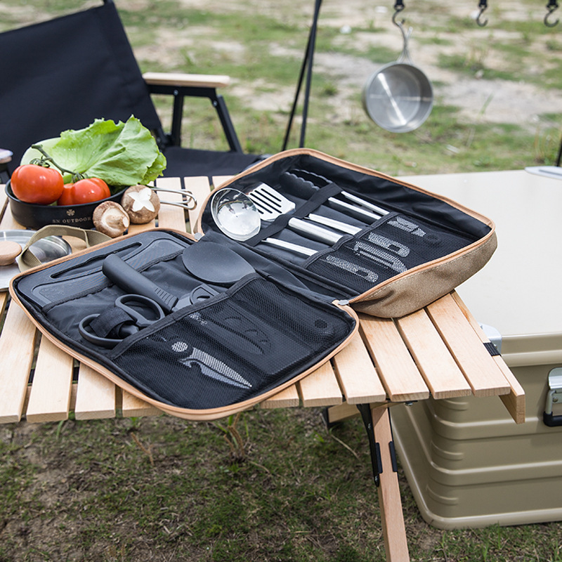 8pcs Camping Kitchen Cookware  - Outdoor Camping Kitchen Set review and price