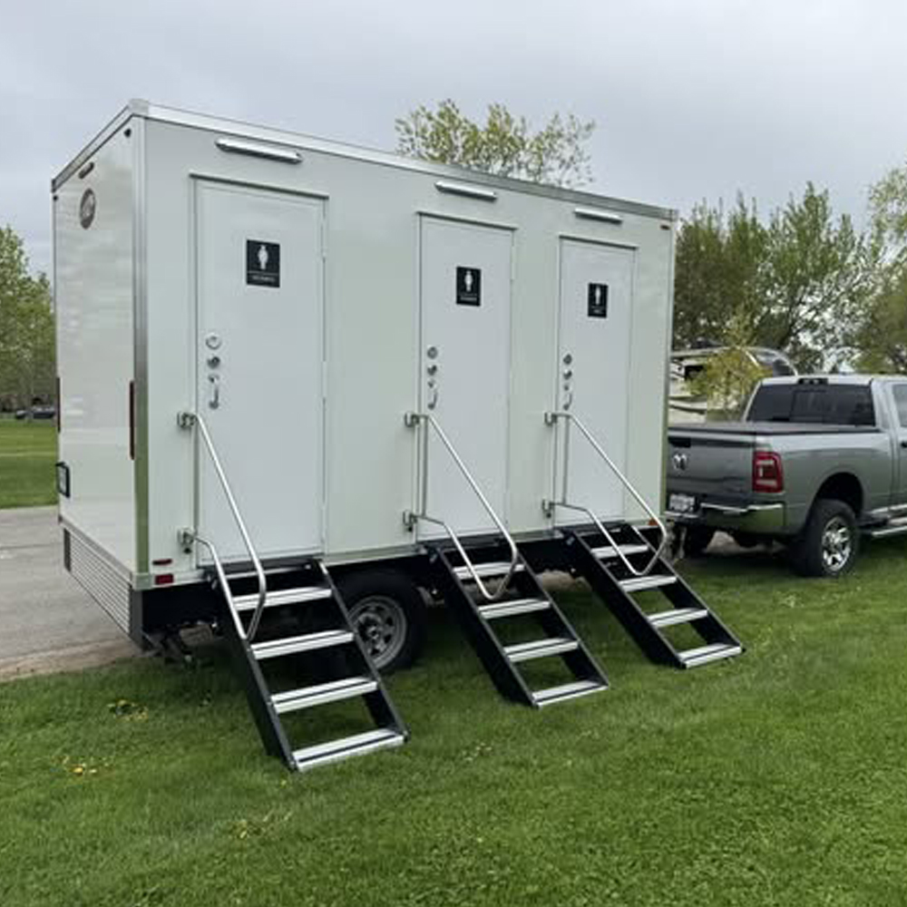 Mobile Toilet Trailer Luxury 3 - Outdoor Camping Rental review and price