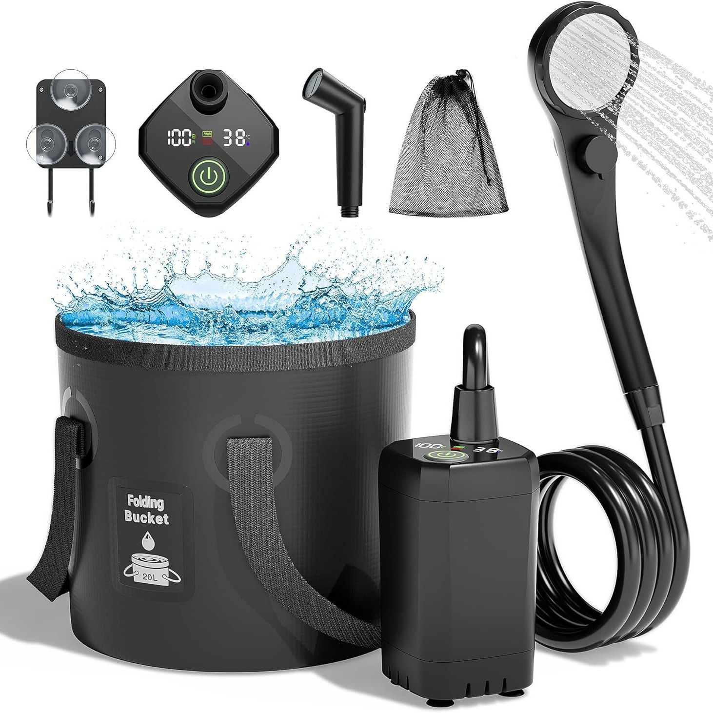 Portable Self-Priming Electric - Portable Camping Shower review and price