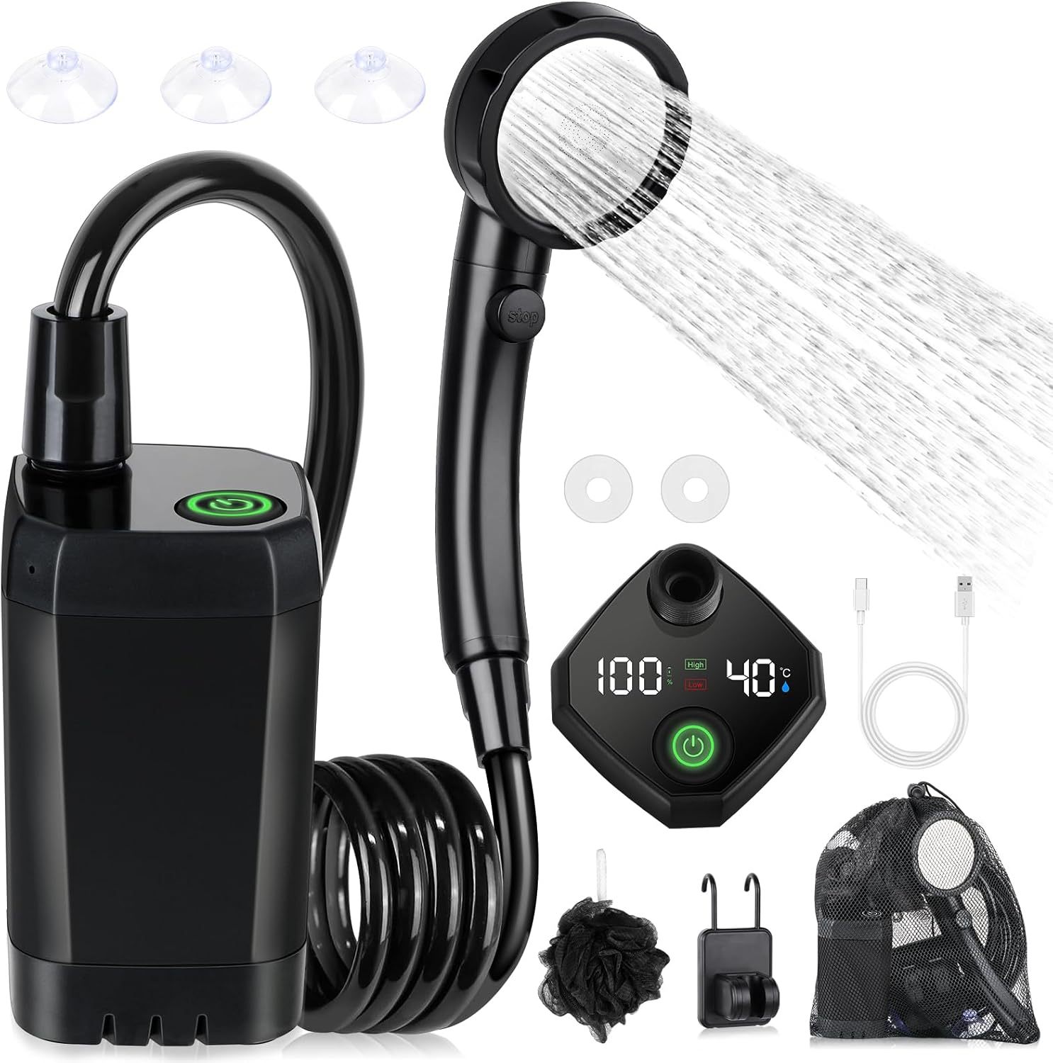Portable Self-Priming Electric - Portable Camping Shower review and price