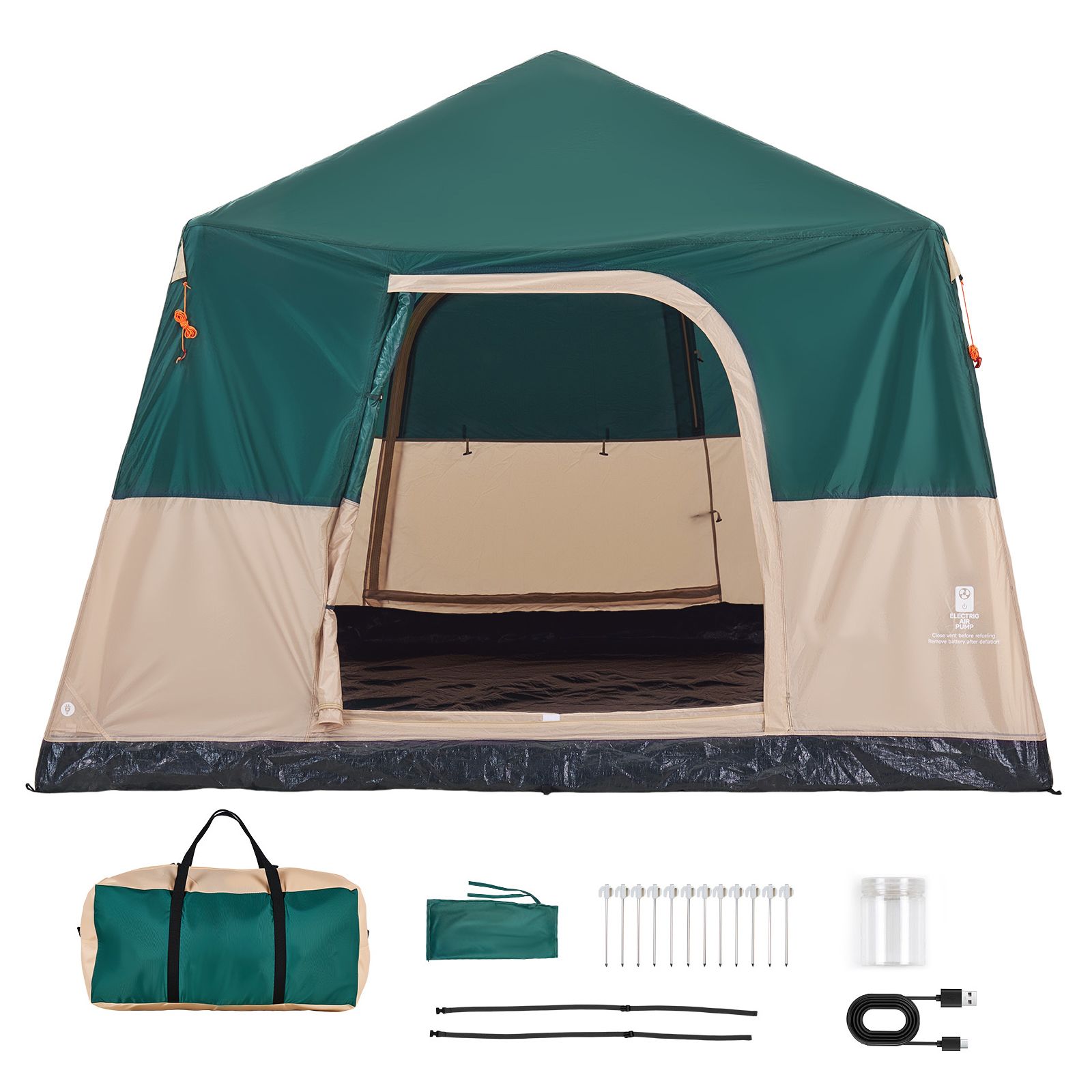 Camping Tent, 6 Person Inflata - Outdoor Camping On Youtube review and price