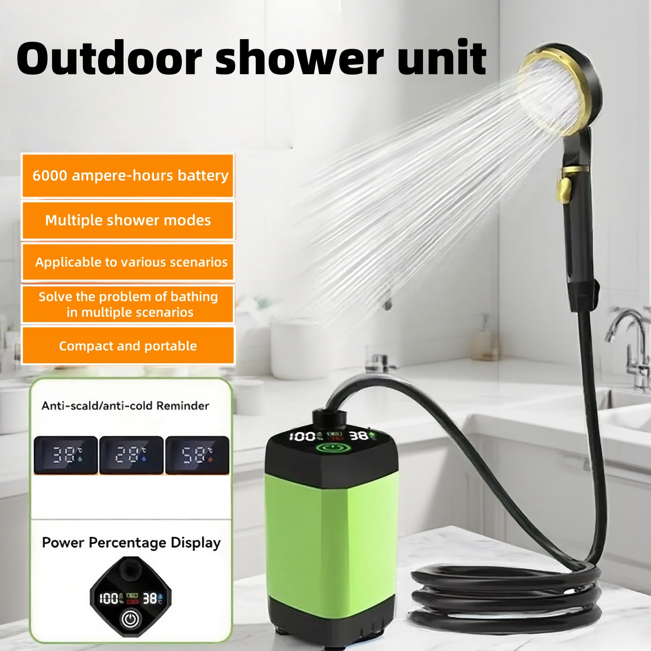 Portable Outdoor Electric Show - Portable Camping Shower review and price