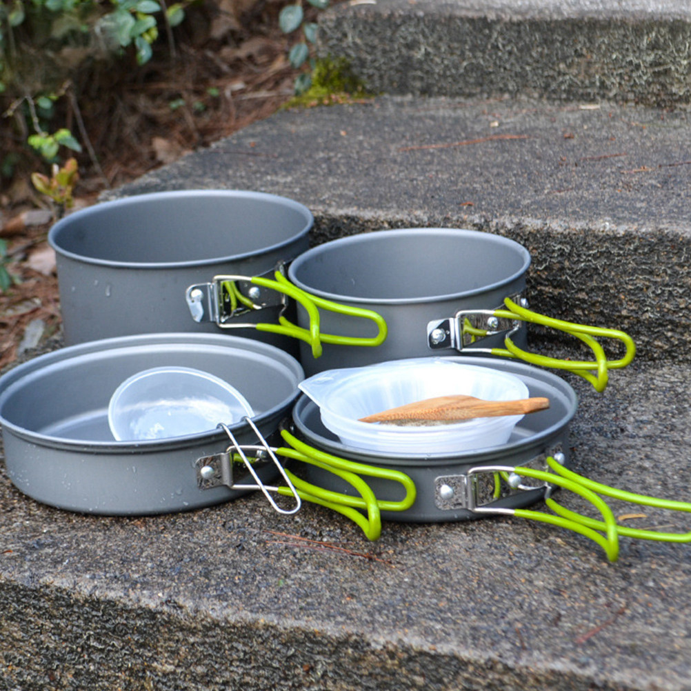 1Set Portable Camping Cookware - Outdoor Camping Kitchen Set review and price
