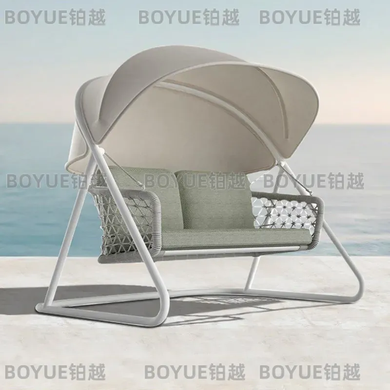 Blue Waterproof Outdoor Swing  - Outdoor Camping Rocking Chair review and price