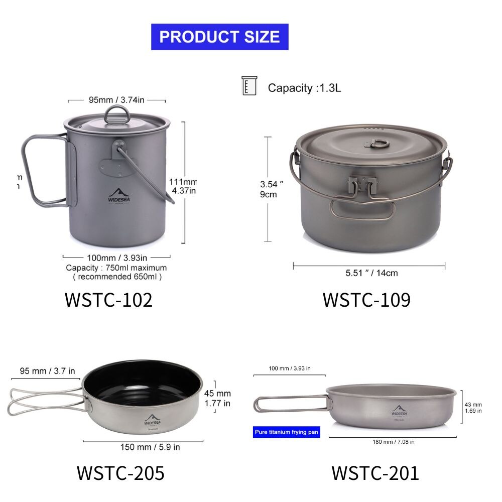 Widesea Camping Tableware Tita - Outdoor Camping Kitchen Set review and price
