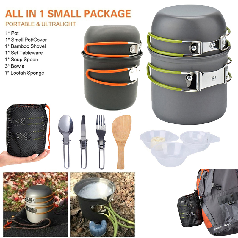 New Camping Pot  Portable Outd - Outdoor Camping Kitchen Set review and price