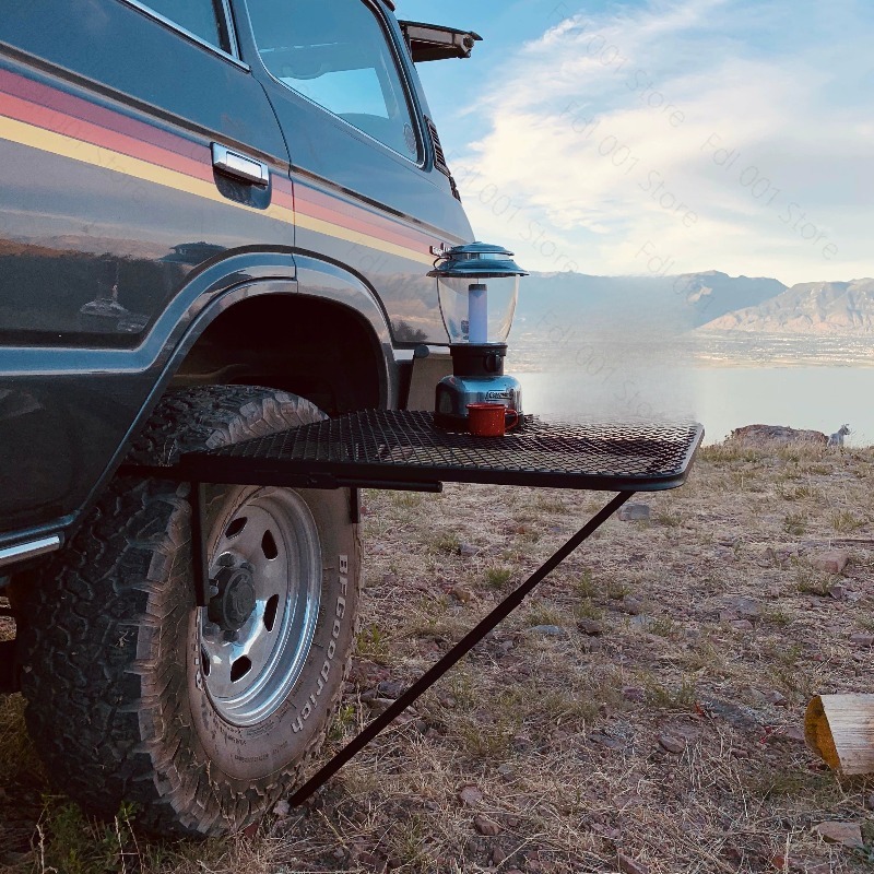 Car Camping Grill Tire Metal F - Outdoor Camping Folding Table review and price