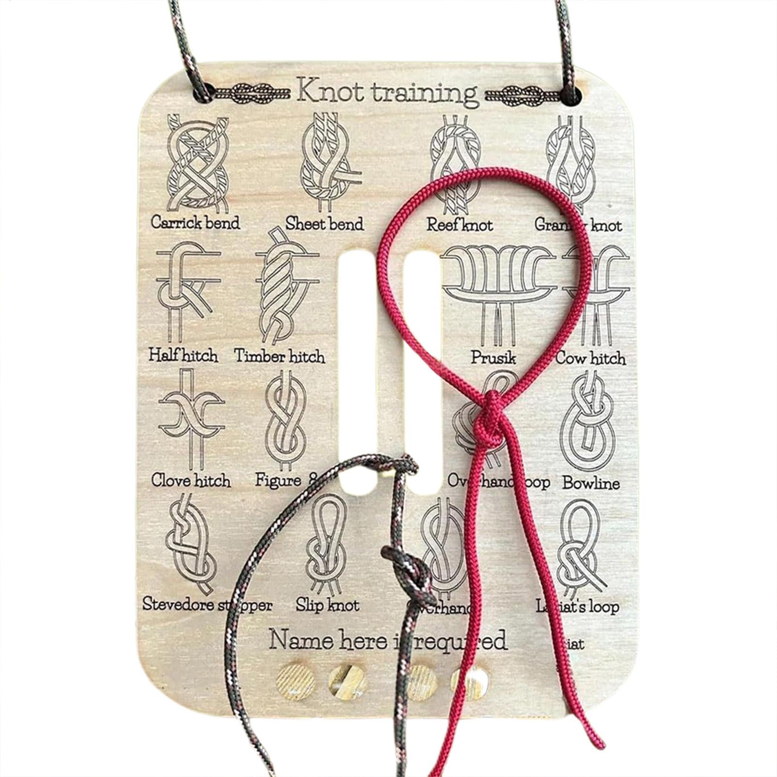 Creative Knot Tying Practice B - Outdoor Camping Ideas review and price