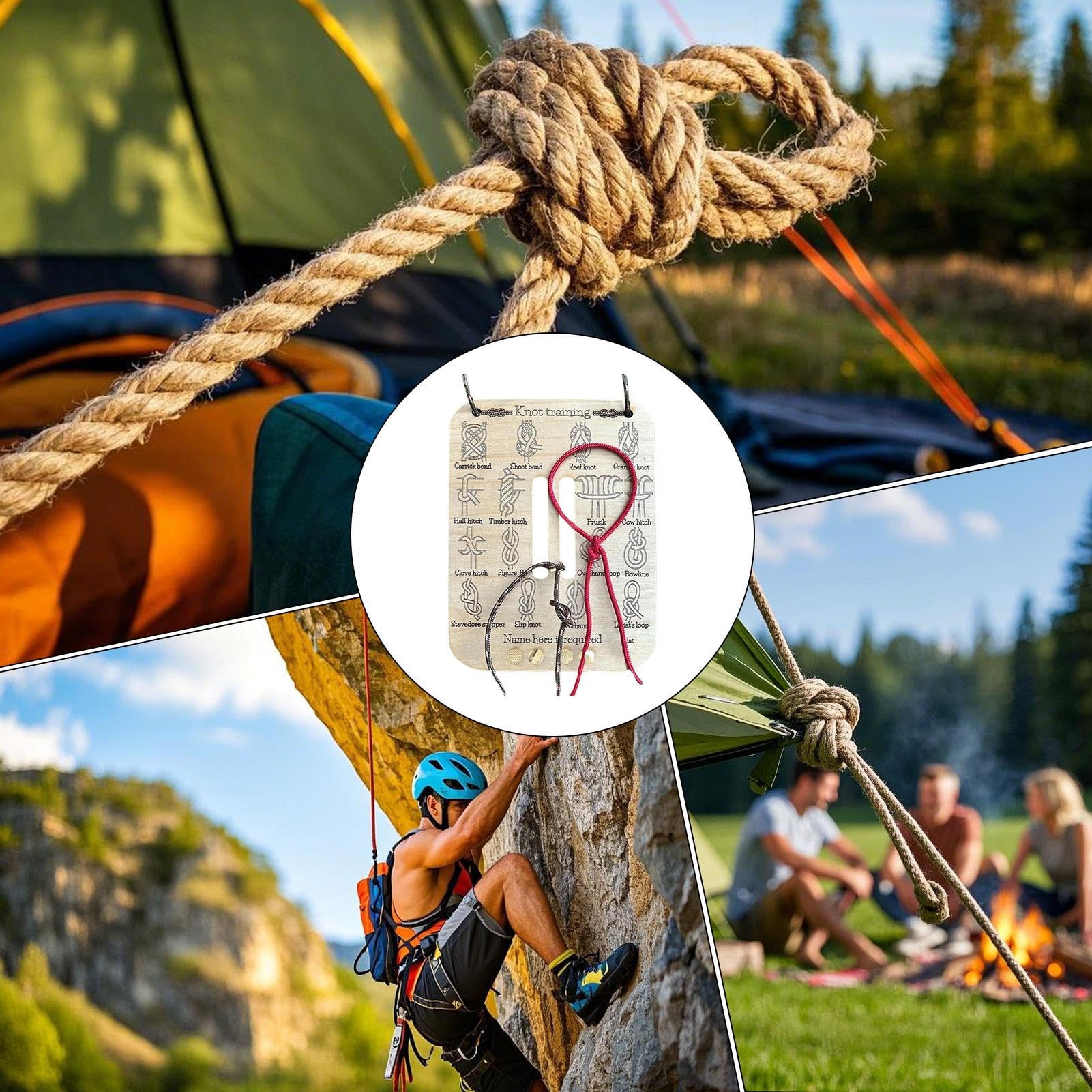 Creative Knot Tying Practice B - Outdoor Camping Ideas review and price