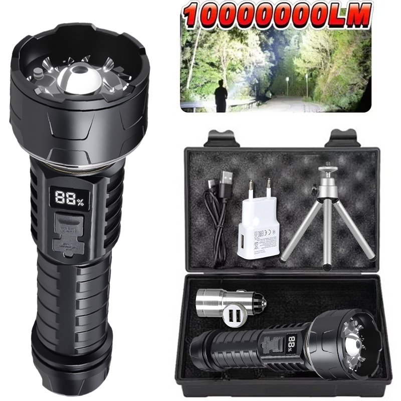 COB LED Flashlight Rechargeabl - Outdoor Camping Lampe review and price