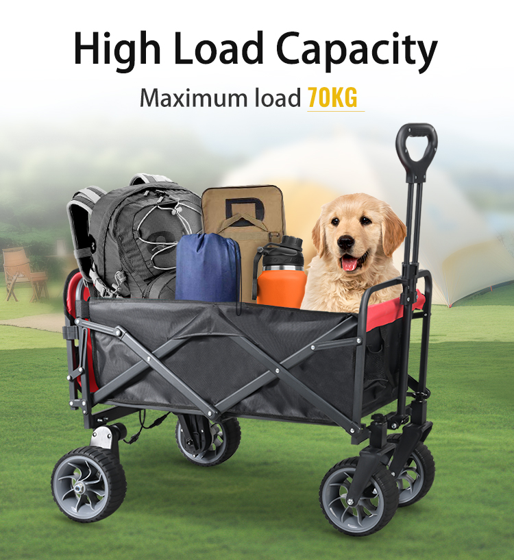 Electric Camping Wagon Cart Fo - Outdoor Camping Folding Table review and price