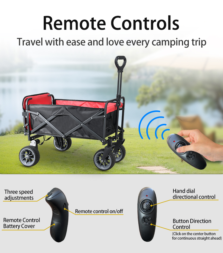 Electric Camping Wagon Cart Fo - Outdoor Camping Folding Table review and price