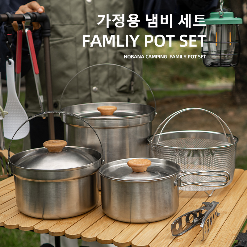 NOBANA Newest Outdoor Stainles - Outdoor Camping Kitchen Set review and price