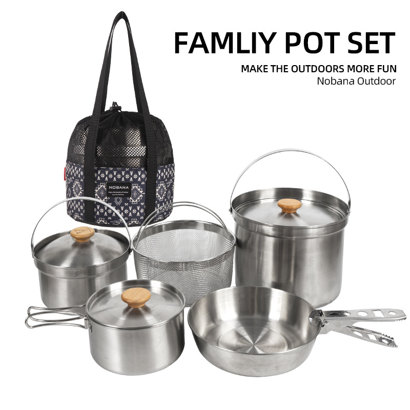 NOBANA Newest Outdoor Stainles - Outdoor Camping Kitchen Set review and price