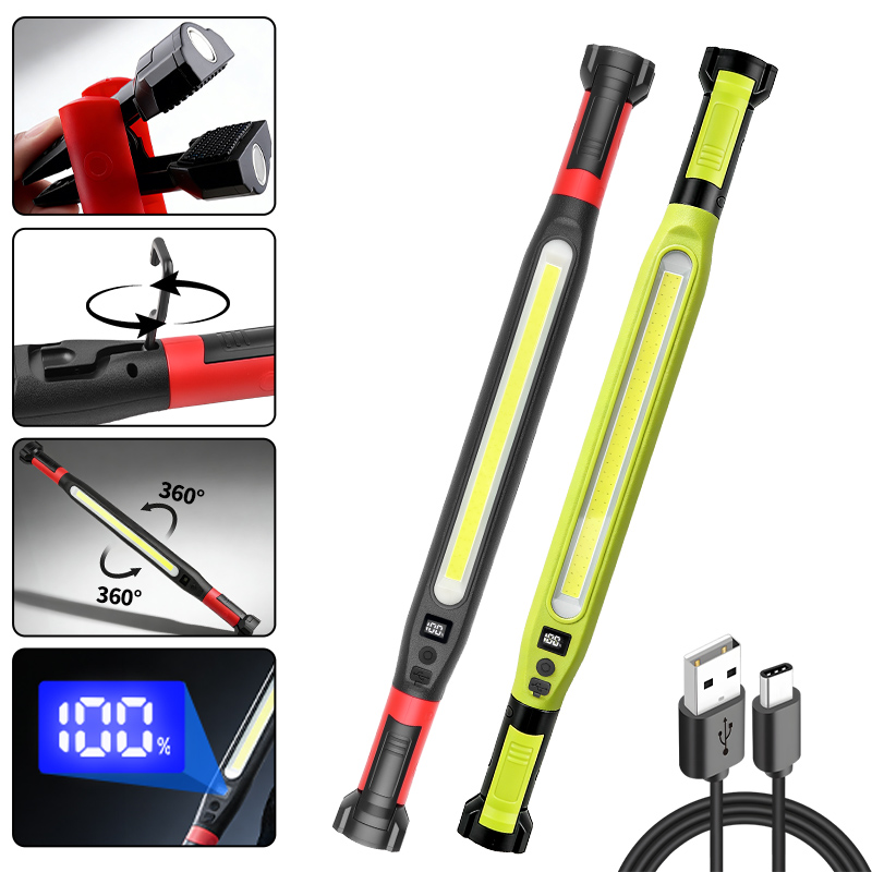 COB Work Light Type‑C Recharge - Outdoor Camping Lampe review and price