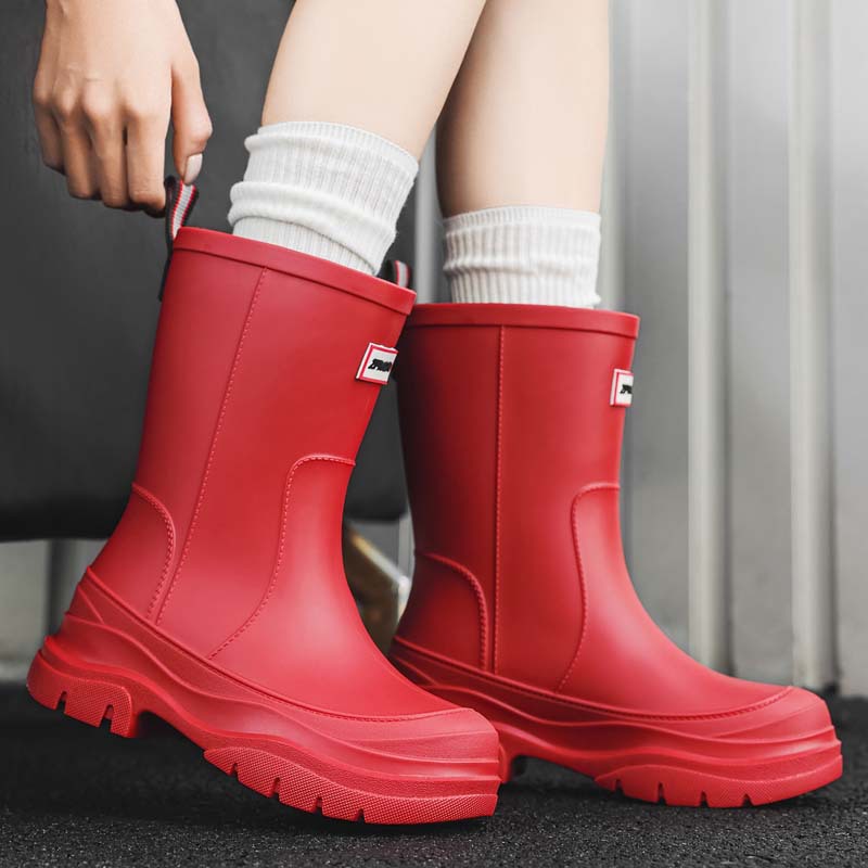 Women's High-Tube Rain Boots T - Outdoor Camping On Youtube review and price