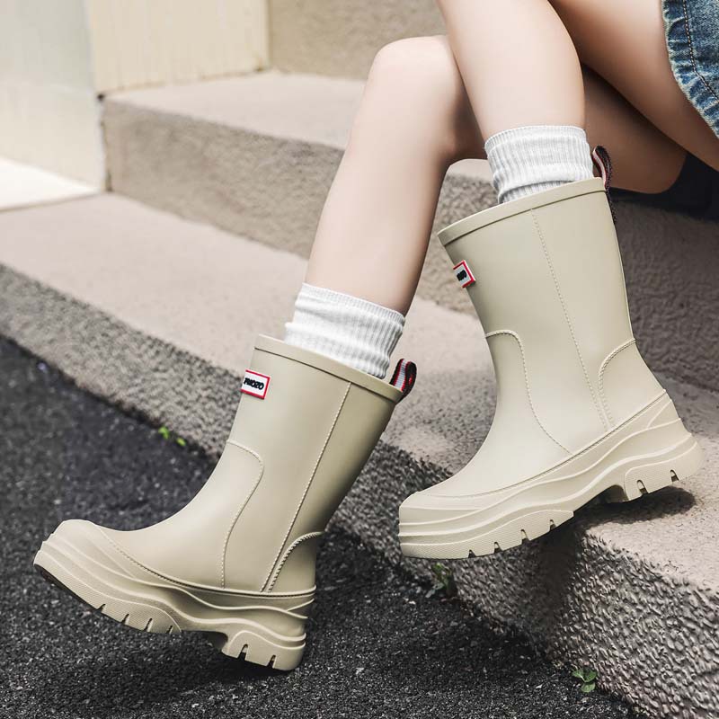 Women's High-Tube Rain Boots T - Outdoor Camping On Youtube review and price