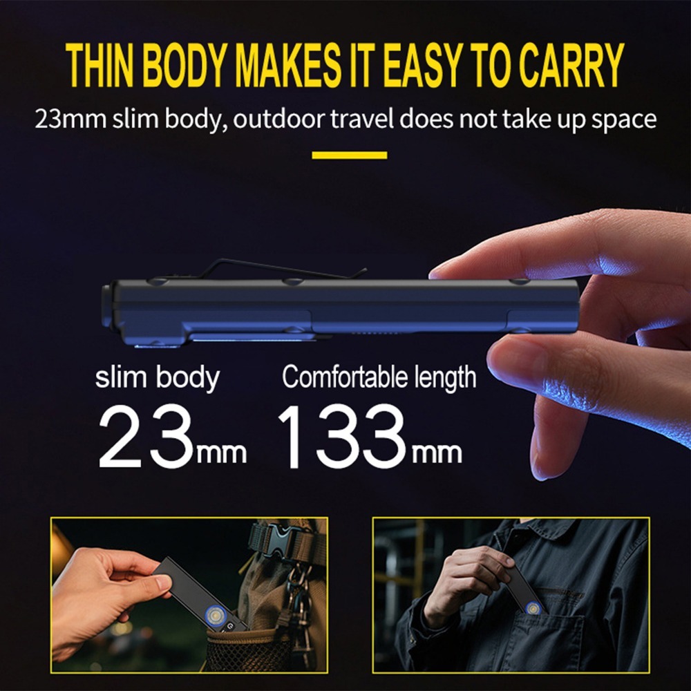 Ultra-Thin EDC Rechargeable LE - Outdoor Camping Glamping review and price
