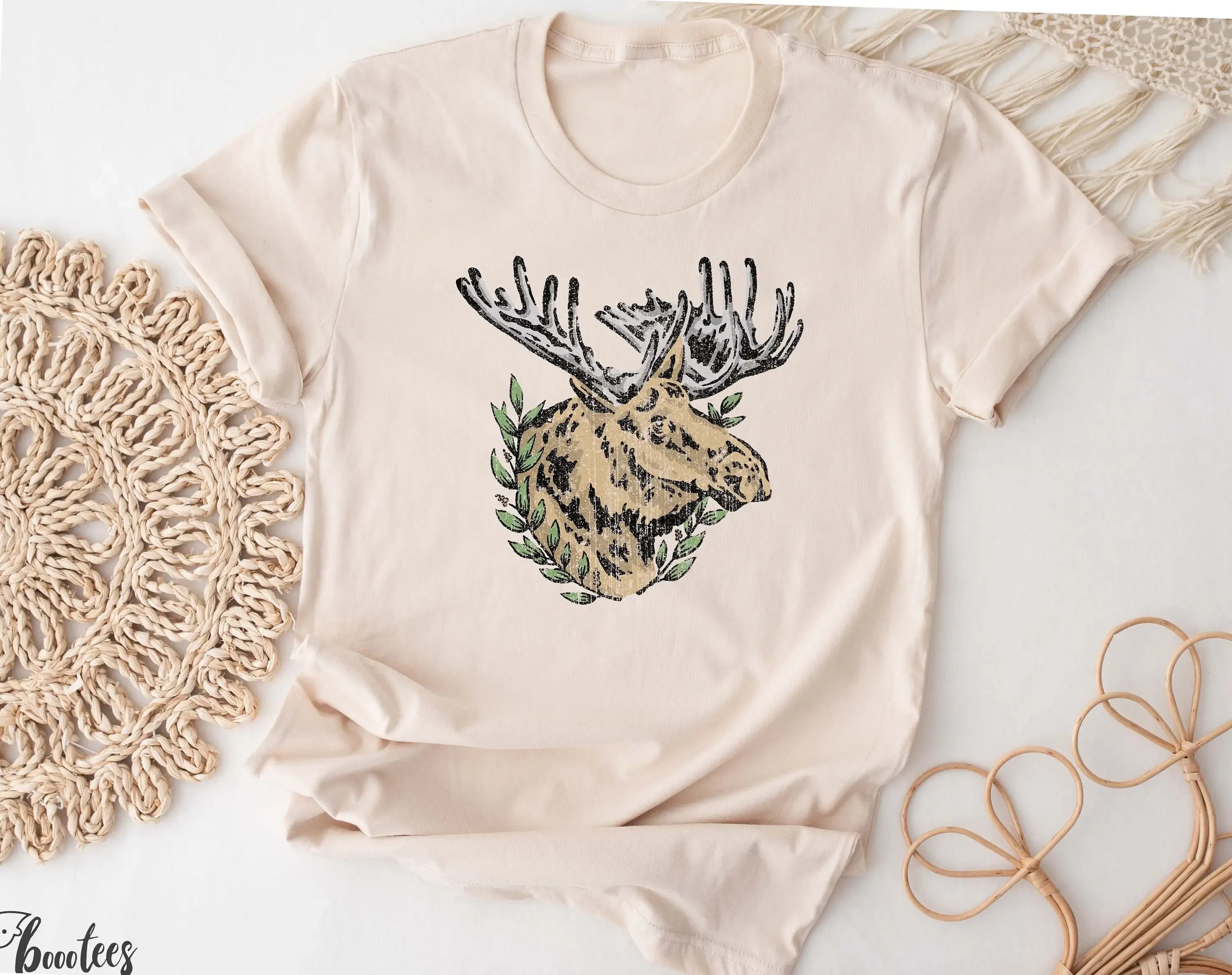 Moose T Shirt Idea For Animal  - Outdoor Camping Ideas review and price