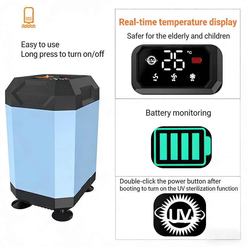 5400mAh/9000mAh Outdoor Portab - Portable Camping Shower review and price