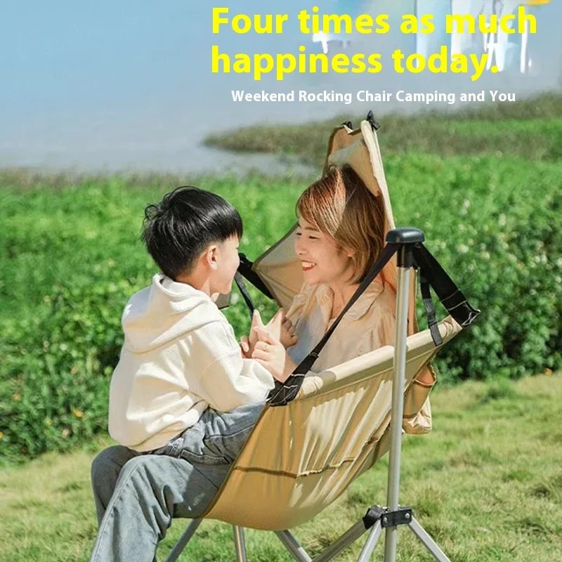 2026 Portable Outdoor Folding  - Outdoor Camping Rocking Chair review and price