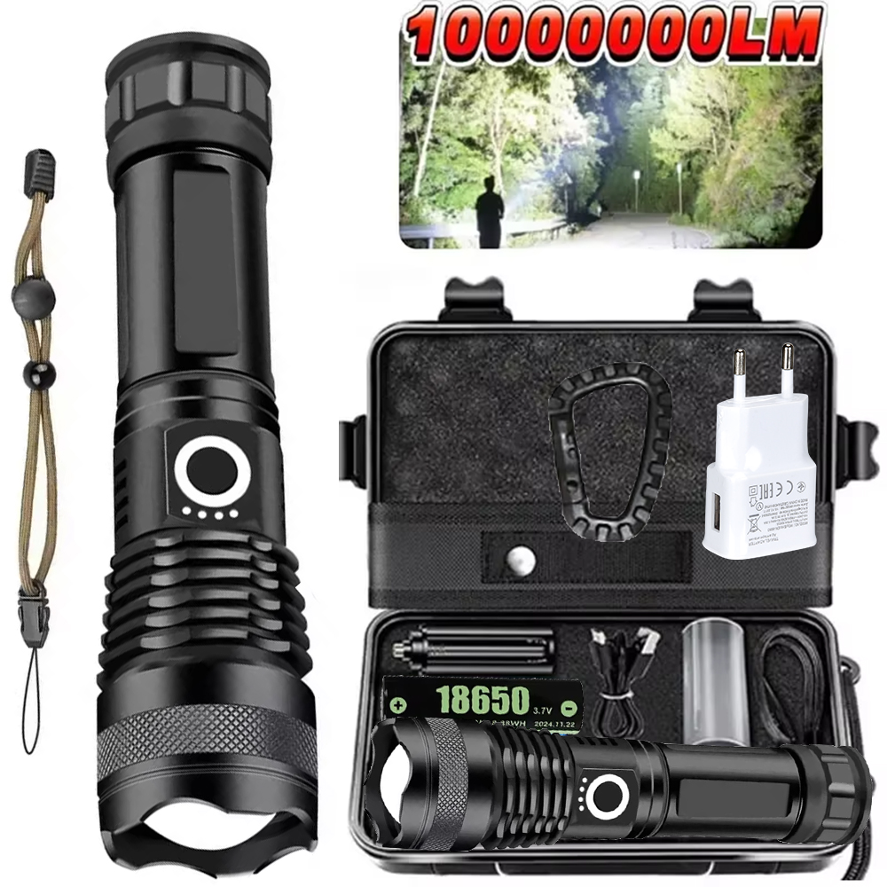 High Power LED Flashlight Rech - Outdoor Camping Lampe review and price