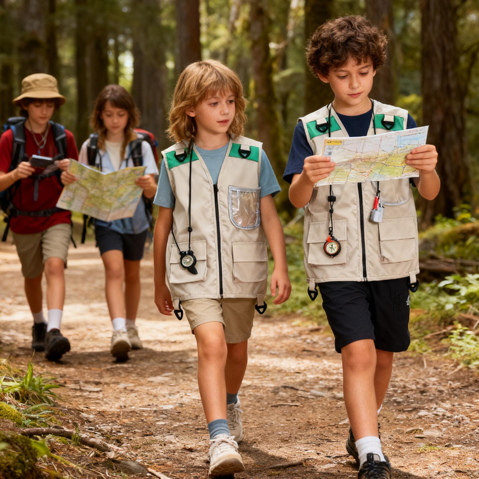 Kids Fishing Vest Sleeveless C - Outdoor Camping Kids Activities review and price