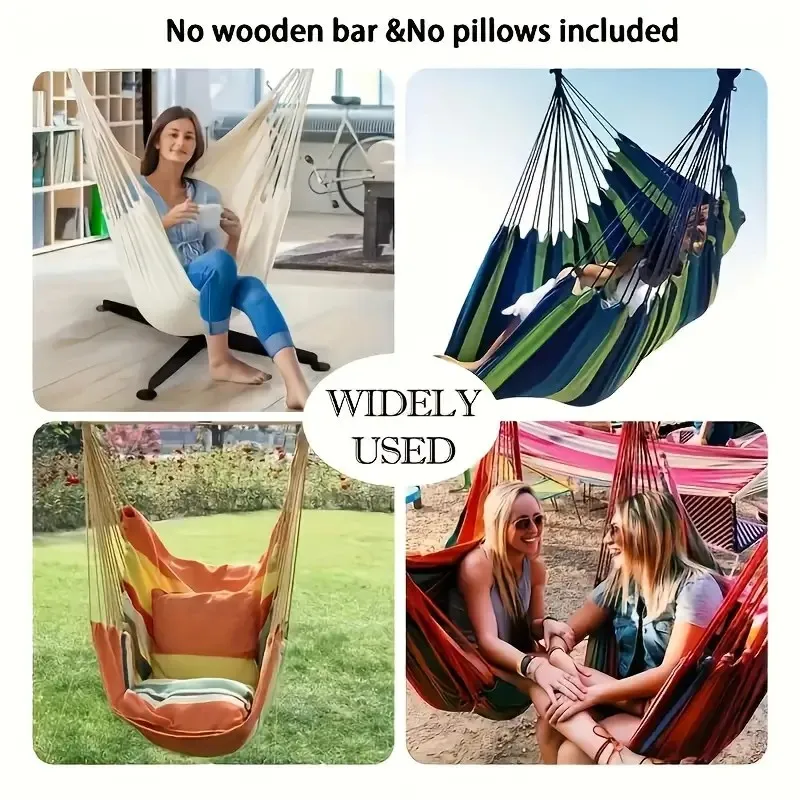 Hammock Chair Hanging Swing Se - Camping Outdoor Or Indoor review and price