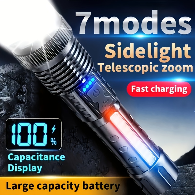 Powerful LED Flashlight Batter - Outdoor Camping Lampe review and price