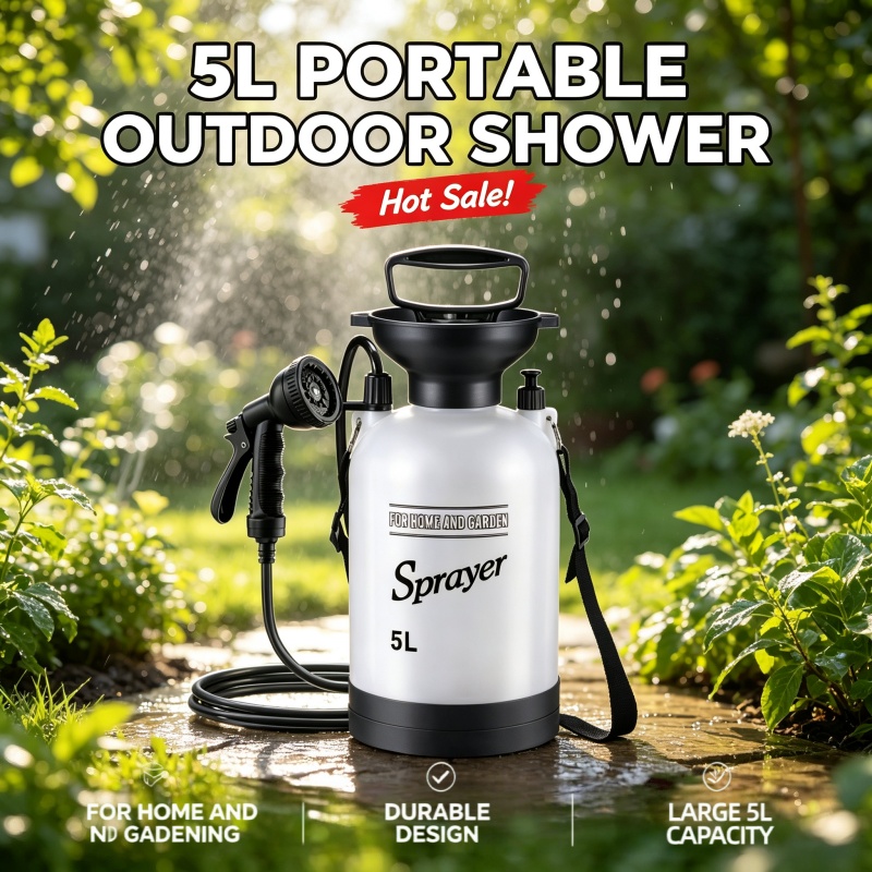 5L Portable Camping Shower Man - Portable Camping Shower review and price