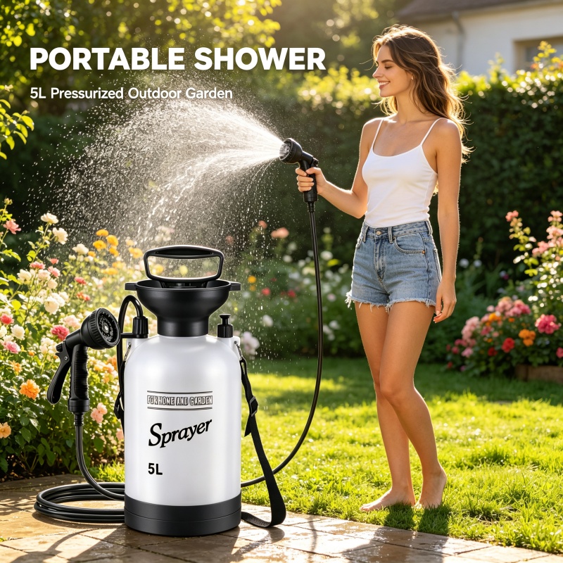 5L Portable Camping Shower Man - Portable Camping Shower review and price