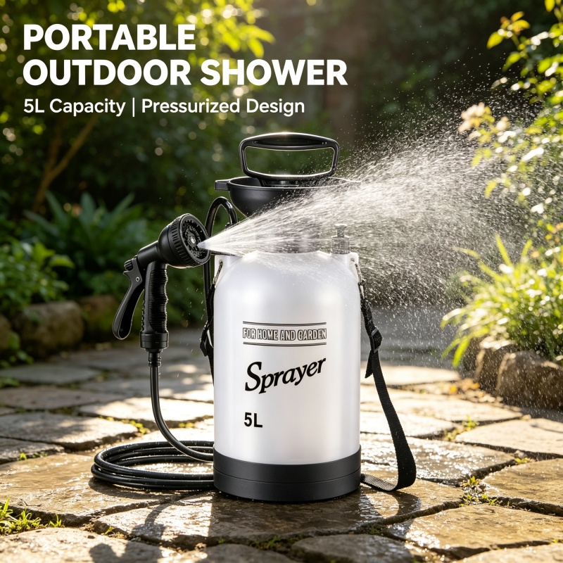 5L Portable Camping Shower Man - Portable Camping Shower review and price
